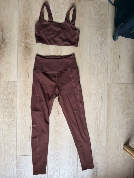 girlfriend collective Pants - girlfriend collective Chocolate High-Rise Leggings